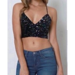 TOP PAILLETTES